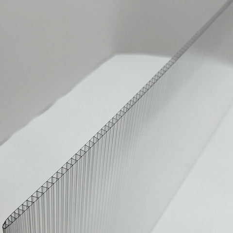 10x Gewächshausplatten Polygal Polycarbonat Stegplatten 4,5mm klar