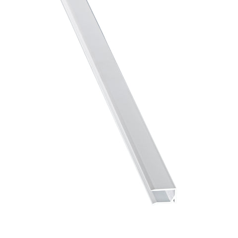 Alu-U-Profil für Hohlkammerplatten 10mm weiß