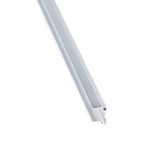 Alu-U-Profil für Hohlkammerplatten Verschluss unten 16mm pressblank