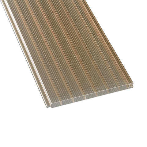 Polycarbonat Doppelstegpaneele 16mm bronce