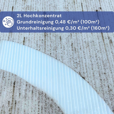 Terrassendach, Vordach & Gewächshaus Reiniger Hochkonzentrat